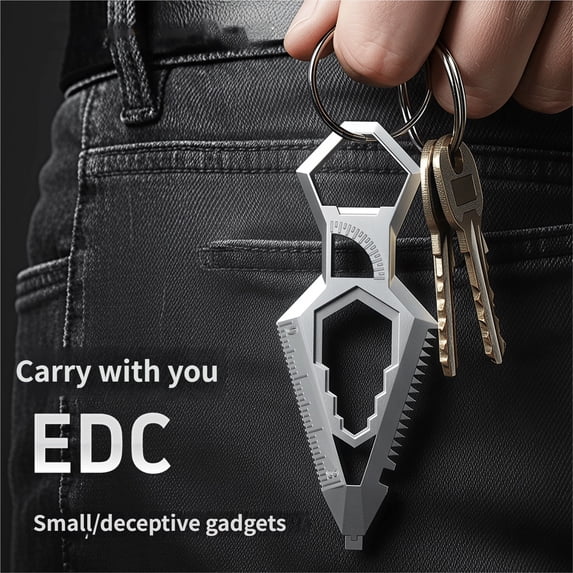 FUDUUIU Multi-Functional Portable Multi-Tool Pocket Knife with Bottle Opener, Wrench Set, Screwdriver, Ruler and Saw for Outdoor, Camping, Hiking, Survival, EDC, Emergency, Home Repair