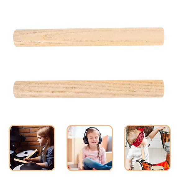 FUEENIRVA 1 Pair Cylindrical Rhythm Sticks For Kids And Beginners Percussion Performance
