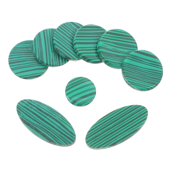 FUEENIRVA 1Set Dark Green Shell Saxophone Key Button Replacements for Alto Tenor Soprano Instrument Parts