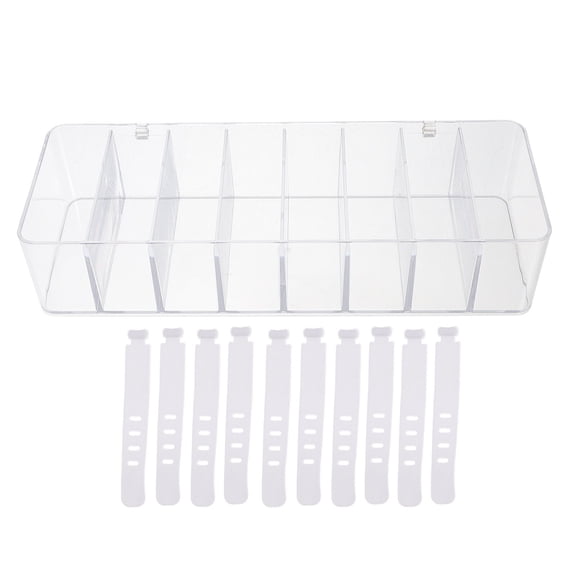 FUEENIRVA 1 Set Cable Management Box Transparent PS for Users with Cable Clutter in Office