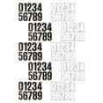 thumbnail image 1 of FUEENIRVA 10 Sheets Black Racing Number Decals on Synthetic Paper for Car Identification and Vehicle, 1 of 7