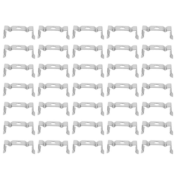 FUEENIRVA U Shaped Metal U Bracket Support Brackets Manganese Steel 100Pcs 0.93X0.35X0.31In