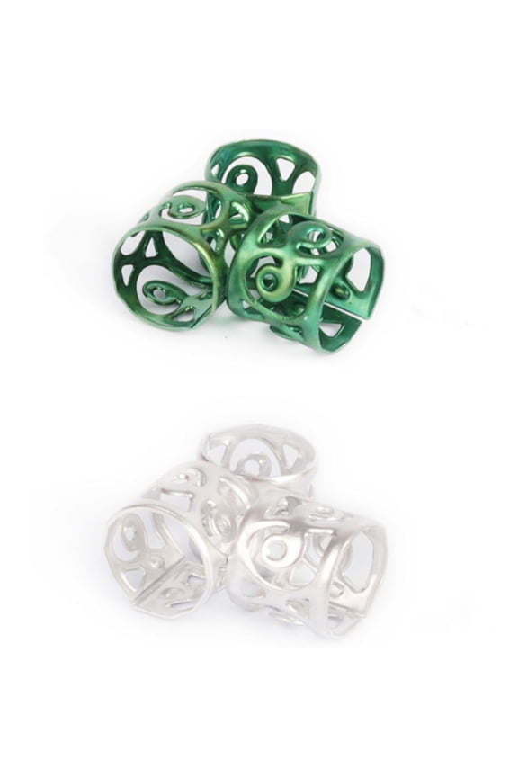 Hair Cuffs Assorted Color Filigree Tube for Attractive Dreadlocks