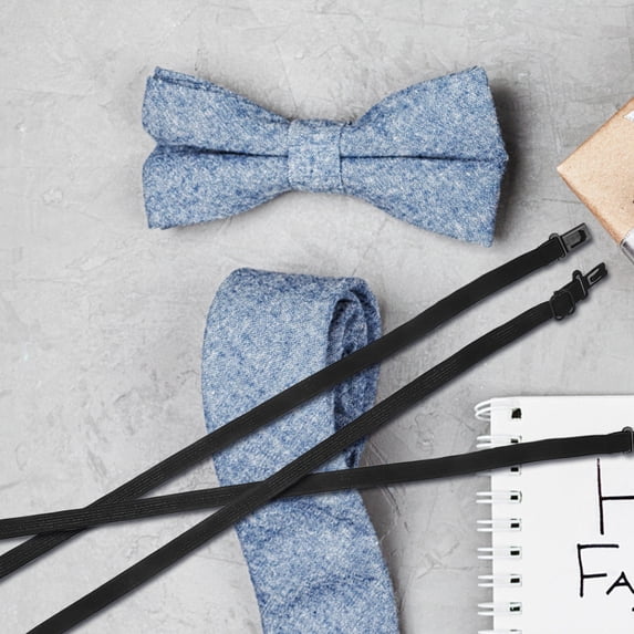 FUEENIRVA 10Pcs Bow Tie Extension Strap Adjustable Fit Comfortable and Durable for Men Necktie Formal Events Weddings