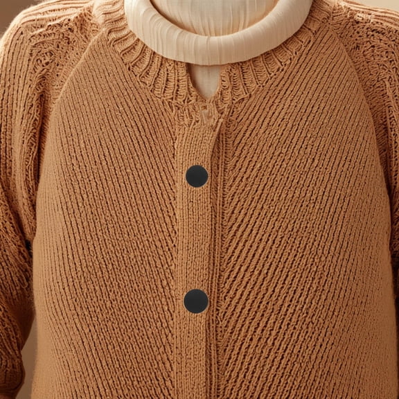 FUEENIRVA 10Pcs Metal Buttons for Sweaters Versatile Application Hand-Sewing