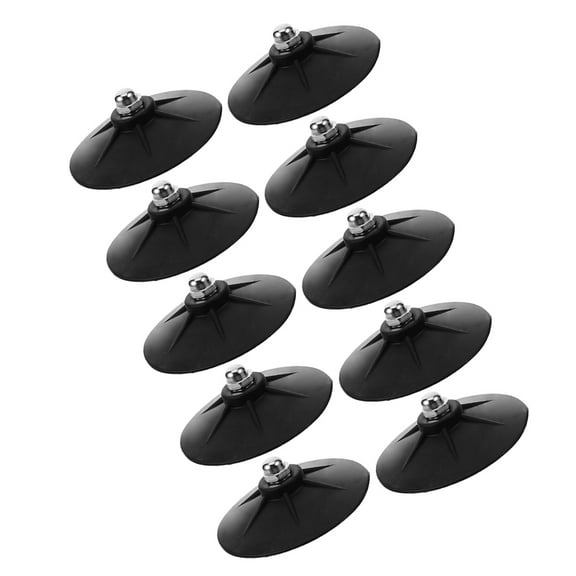 FUEENIRVA 10Pcs Rubber Suction Cups for Trainers Use Round Bracket