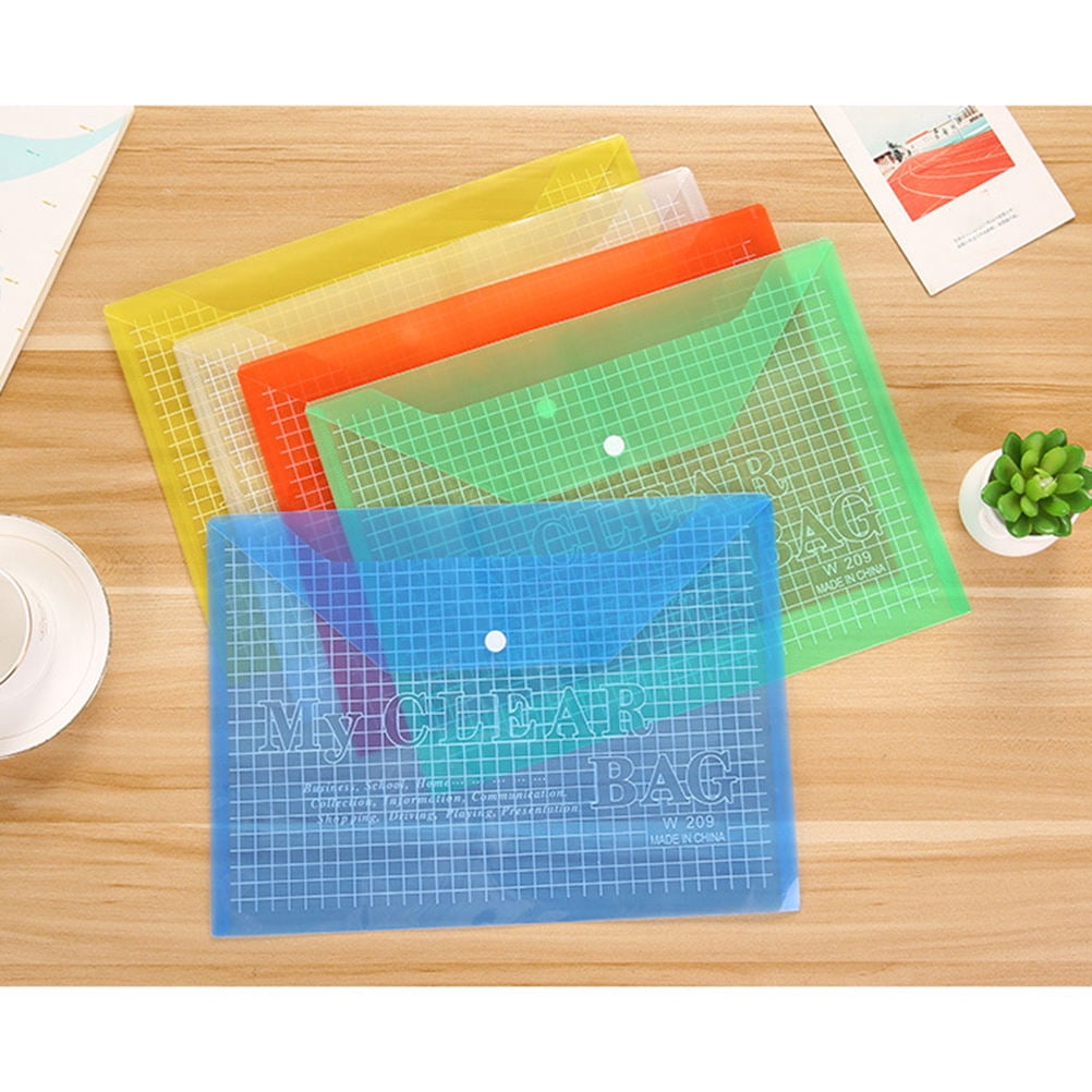 FUEENIRVA 12Pcs Document Folder with Clear Design for Office Workers A4 ...