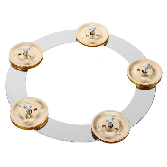 FUEENIRVA Cymbal Accessory tambourine drum Circular 1Pack for Percussion Instrument