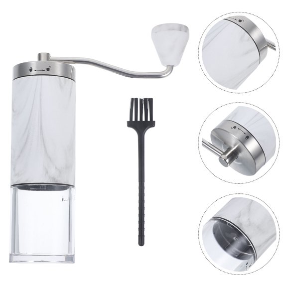 FUEENIRVA Portable Manual Coffee Bean Mill Hand Crank Grinding Tool with Detachable Design