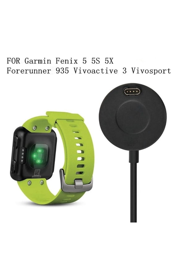 Smartwatch Cable and Charger Holders Charging Cable Cord Black 1Pcs