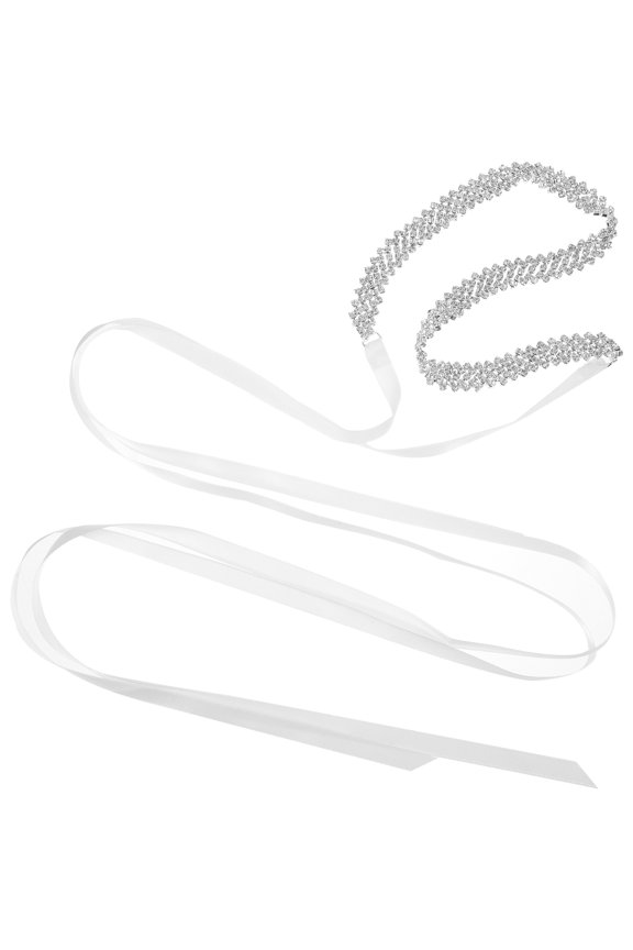 Rhinestone Dress Belt Bridal Belt Cloth 1Pcs Waist Accentuation Women Prom