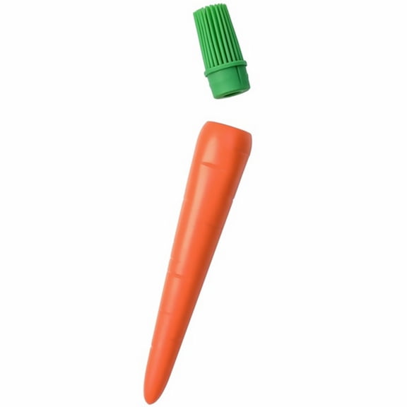 FUEENIRVA Silicone Carrot Basting Brush for Cooking, Grilling, Baking, Pastry, Non-Stick Kitchen Tool,
