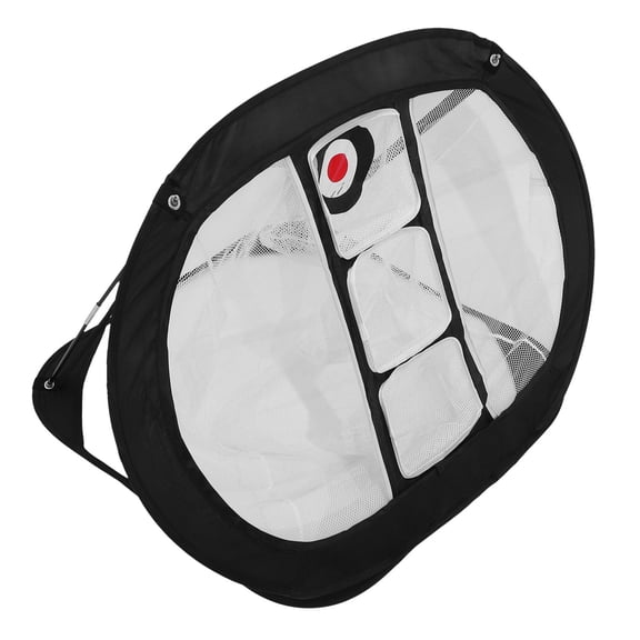 FUEENIRVA Compact Golf Net Black for Accurate Chipping Practice Indoor and Outdoor Use