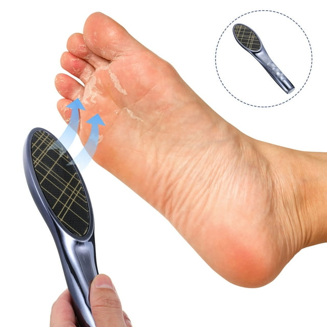 FUEENIRVA 1Pcs Foot Scraper Callous Removers for Feet Nano Glass ABS Gentle Sliding Tool