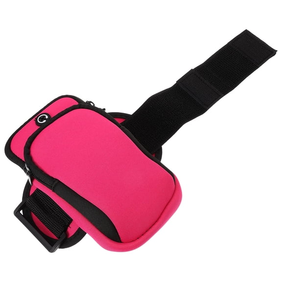 FUEENIRVA Adjustable Sports Running Armband with Ergonomic Curved Design for Mobile Phones, Comfortable Fit for Workout and Fitness