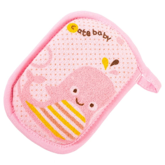 FUEENIRVA 1Pcs Shape Sponge Baby Bath Scrubber for Body Scrubbing and Hair Washing