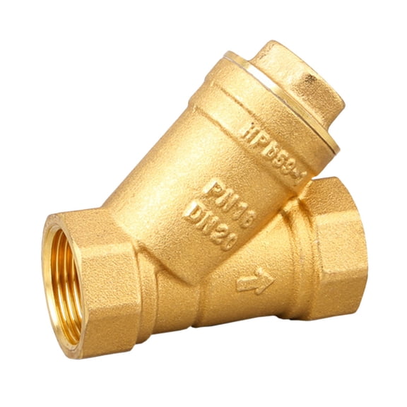 FUEENIRVA Brass Y Type Kitchen Drain Strainer Filter for Pipeline Installation, 1 Set for Sink Drain