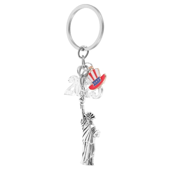 FUEENIRVA 1Pcs Statue of Liberty Keychian Metal Souvenir for New York Visitors and Travelers