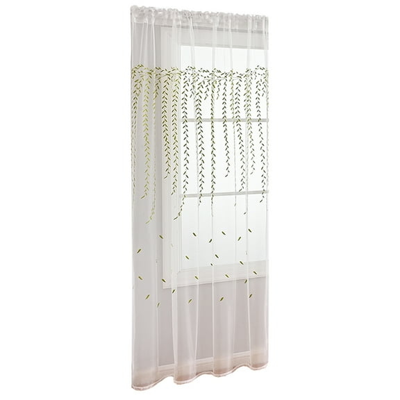 FUEENIRVA Decorative Net Curtain Polyester Room Division Women Indoor Spaces 1Pack