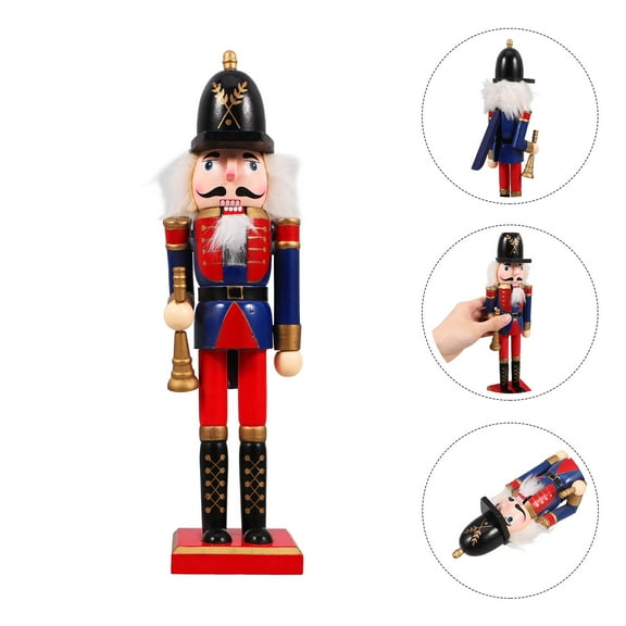 FUEENIRVA Wood Nutcracker Figurine Multi Wood 1Pcs