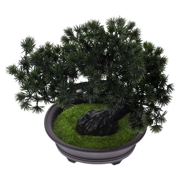 FUEENIRVA Bonsai Decoration Artificial Bonsai Pine Tree PP 1Set