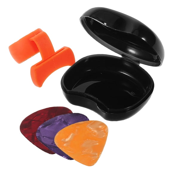FUEENIRVA 1Set Guitar Pick Grips Non Slip for Acoustic Guitars Strumming Aid 0.9x0.8x0.6in