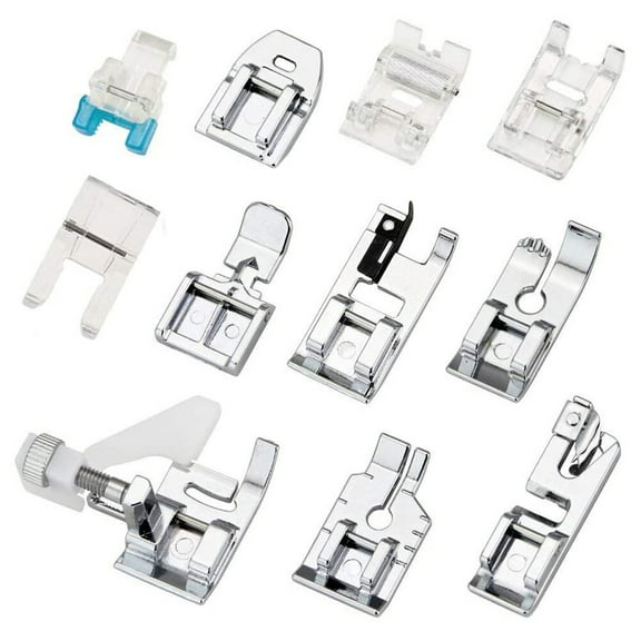 FUEENIRVA Stainless Steel Multifunctional Zipper Sewing Foot Set for Sewing, Crafting, and Enthusiasts
