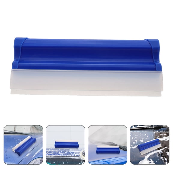 FUEENIRVA Silicone Dual Car Squeegee for Streak-Free Windows Multicolor