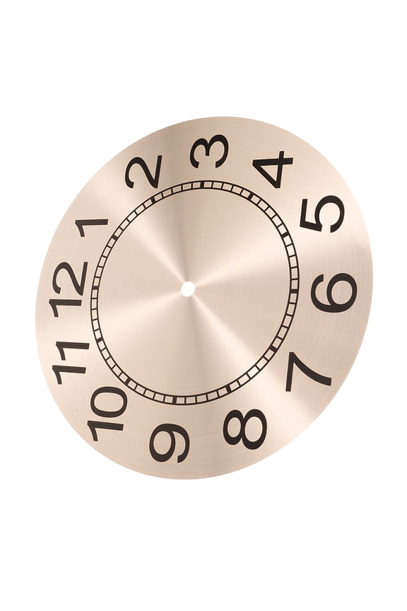 1Set Round Dial Replacement Simple Clock Spare Parts For Diy Makers