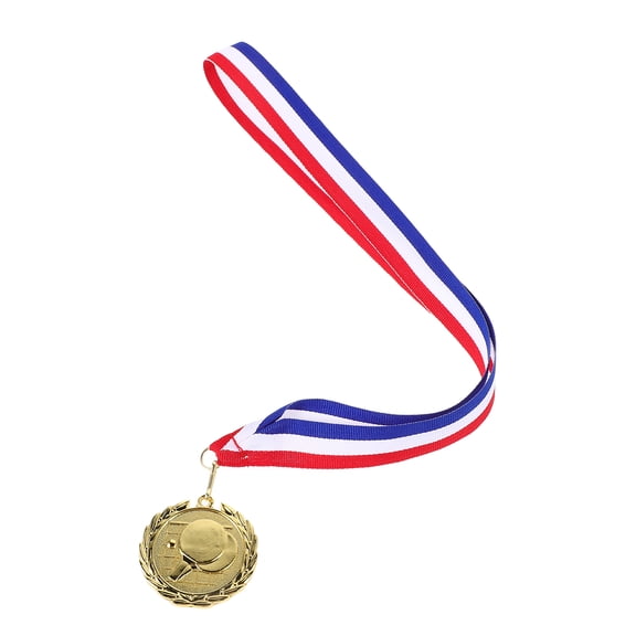 FUEENIRVA 1Set Round Zinc Alloy Medal for Sports Awards Golden Recognition Prize