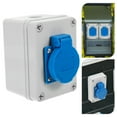 thumbnail image 1 of FUEENIRVA Outdoor Electrical Box, Compact Size with Plastic Construction for Weatherproof, 1 of 8