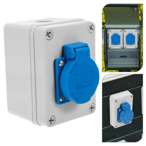 FUEENIRVA Compact Outdoor Waterproof Electrical Box with Durable Plastic Material