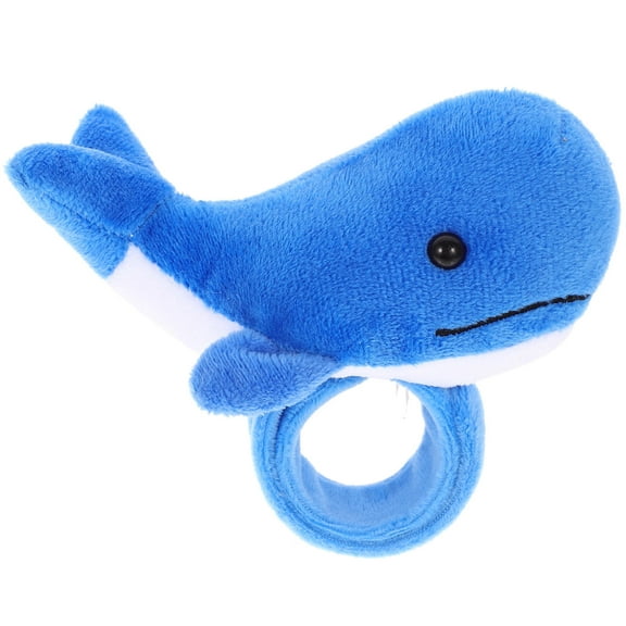 FUEENIRVA Plush Stuffed Whale Slap Wristband Party Favor Kids Toy Fun Decorative Accessory
