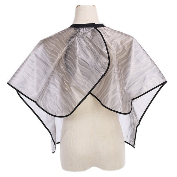 FUEENIRVA Waterproof Barber Cape Transparent EVA 1Pcs for Hair Cutting