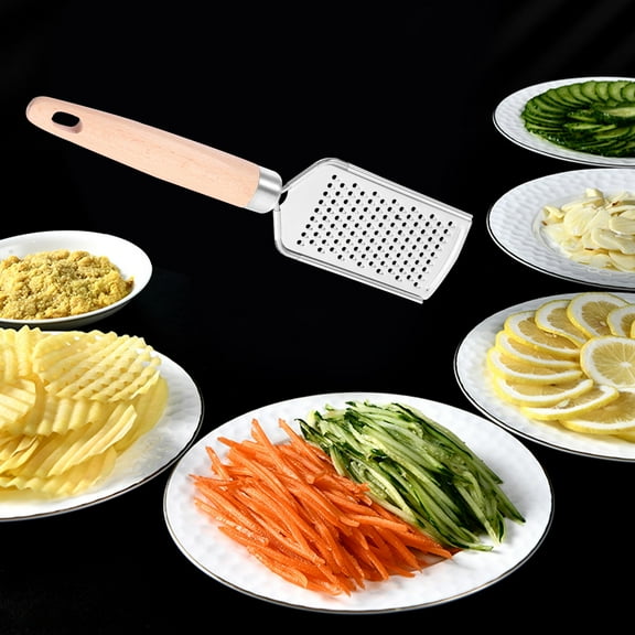 FUEENIRVA 1Set Vegetable Shredder Handheld Stainless Steel Carrot Zester for Home Users and BBQ