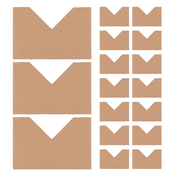 FUEENIRVA 20Pcs Khaki DIY Scrapbook Photo Corner Stickers for Album Frame Paper Craft
