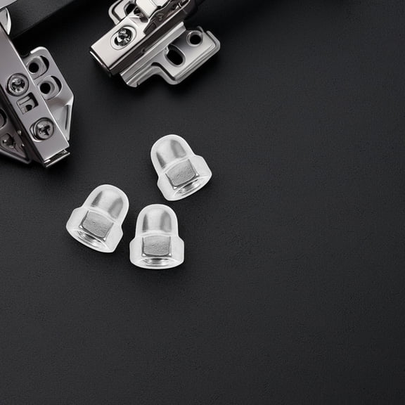 FUEENIRVA 20Pcs Round Ball Head Caps for Screws with Integrated Cap Design 1.00X0.70X0.70cm