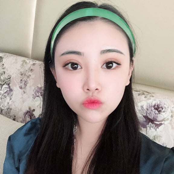 FUEENIRVA 24Pcs Woman Hair Hoop Handmade Plastic Candy Color Headband for Elegant Decoration