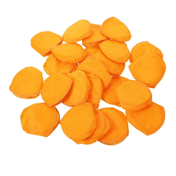 FUEENIRVA Outdoor Flying Disc Foldable Fans Durable Polyester Assorted Colors 24Pcs