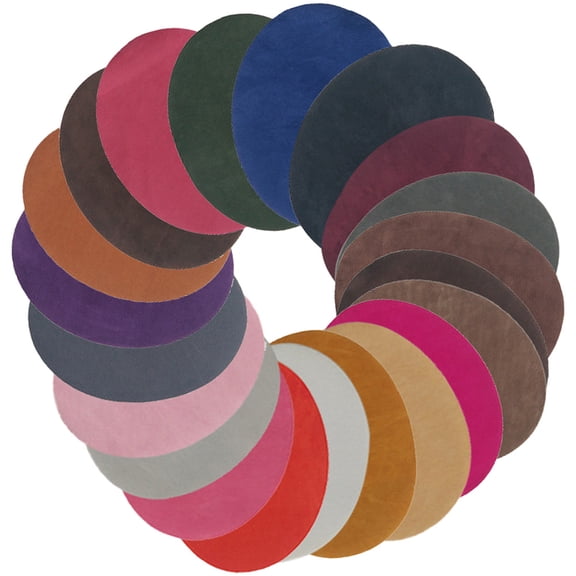 FUEENIRVA Clothes Applique Elbow Patches Assorted Colors for Sweaters and Jackets Easy to Use 24Pcs