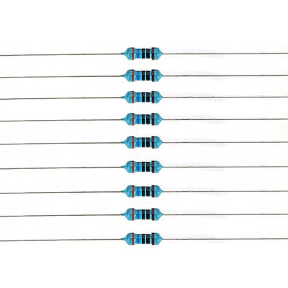 FUEENIRVA 2500-Piece Metal Film Resistor Assortment Kit for Electronics, Circuit Building, Projects and Repairs