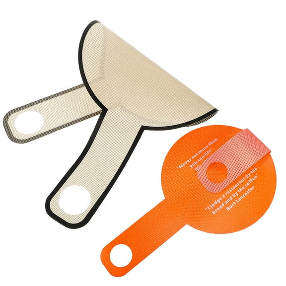 FUEENIRVA Set of 2 Round Silicone Baking Mats Nonstick Reusable Oven Liners Insulation Pads