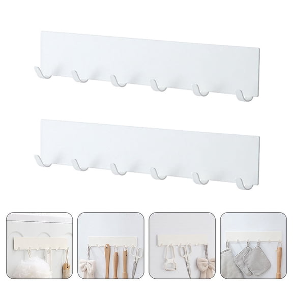 FUEENIRVA 2Pcs Bathroom Storage Organizer Carbon Steel Baking Paint for Home Use