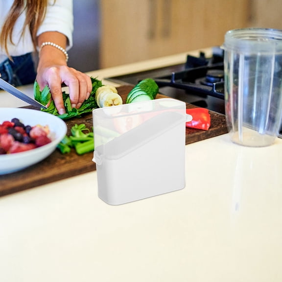 FUEENIRVA Cheese Saver Container Cheese Slice Storage Box 2Pcs PP