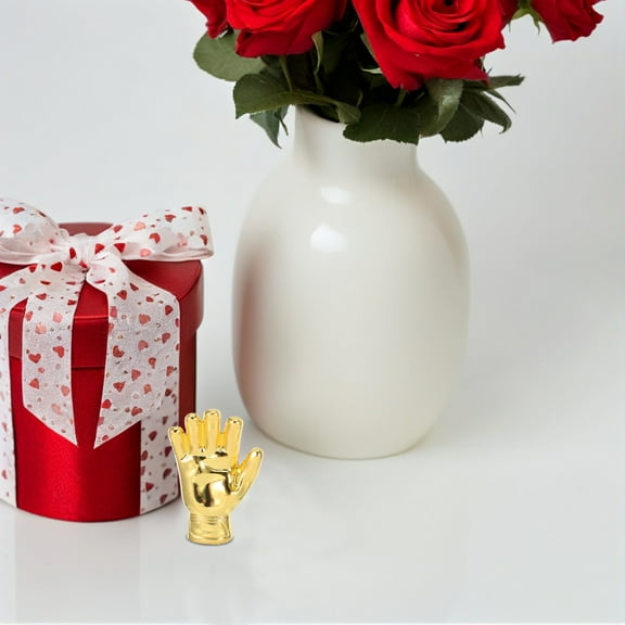 FUEENIRVA Golden Alloy Soccer Champions Trophies Durable Material for Home 2Pcs