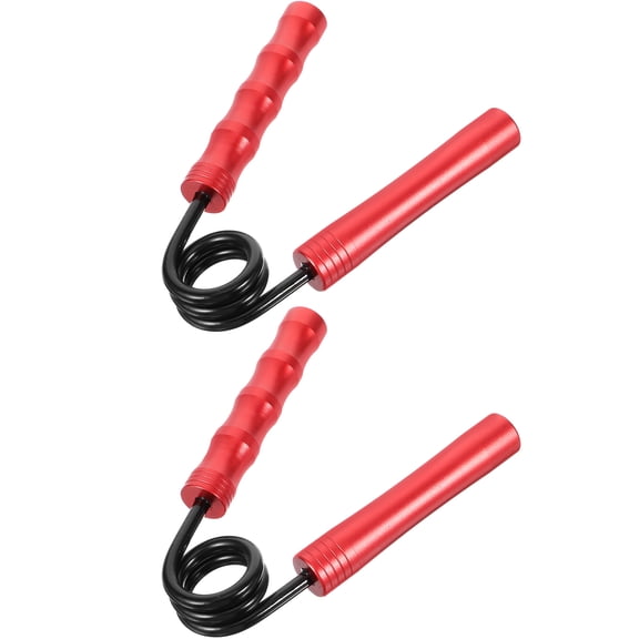 FUEENIRVA 2Pcs Hand Gripper with Spring Steel Handle for Fitness and Finger Strength Training Red
