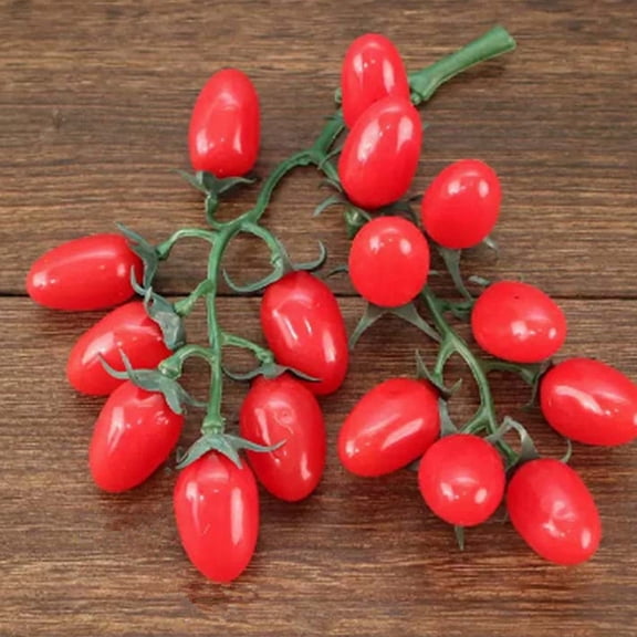 FUEENIRVA Set of 2 Realistic Tomato Props, Foam Fake Fruit for Kitchen Decor and Display