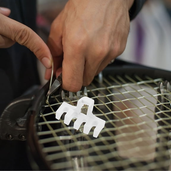 FUEENIRVA 2Pcs Stringing Machine Load Reducers for Badminton Players Pressure Distribution Compact 1.4X0.8X0.8in