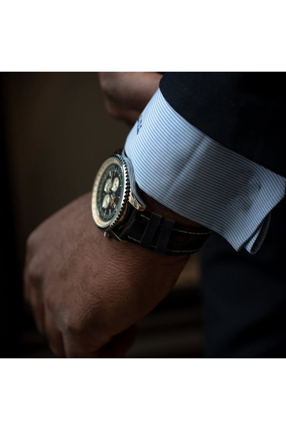 2Pcs Black Soft Silicone Watch Strap Keeper for Secure Watch Band Holding