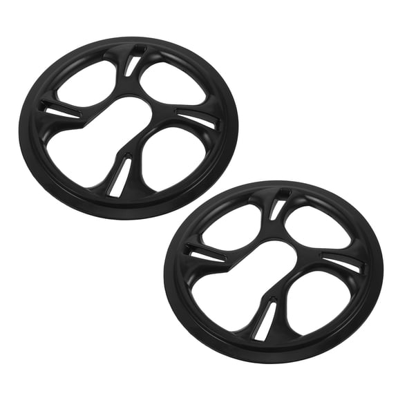 FUEENIRVA 2Pcs Bike Chain Protector Cover Black Universal 42 Teeth Crankset Guard